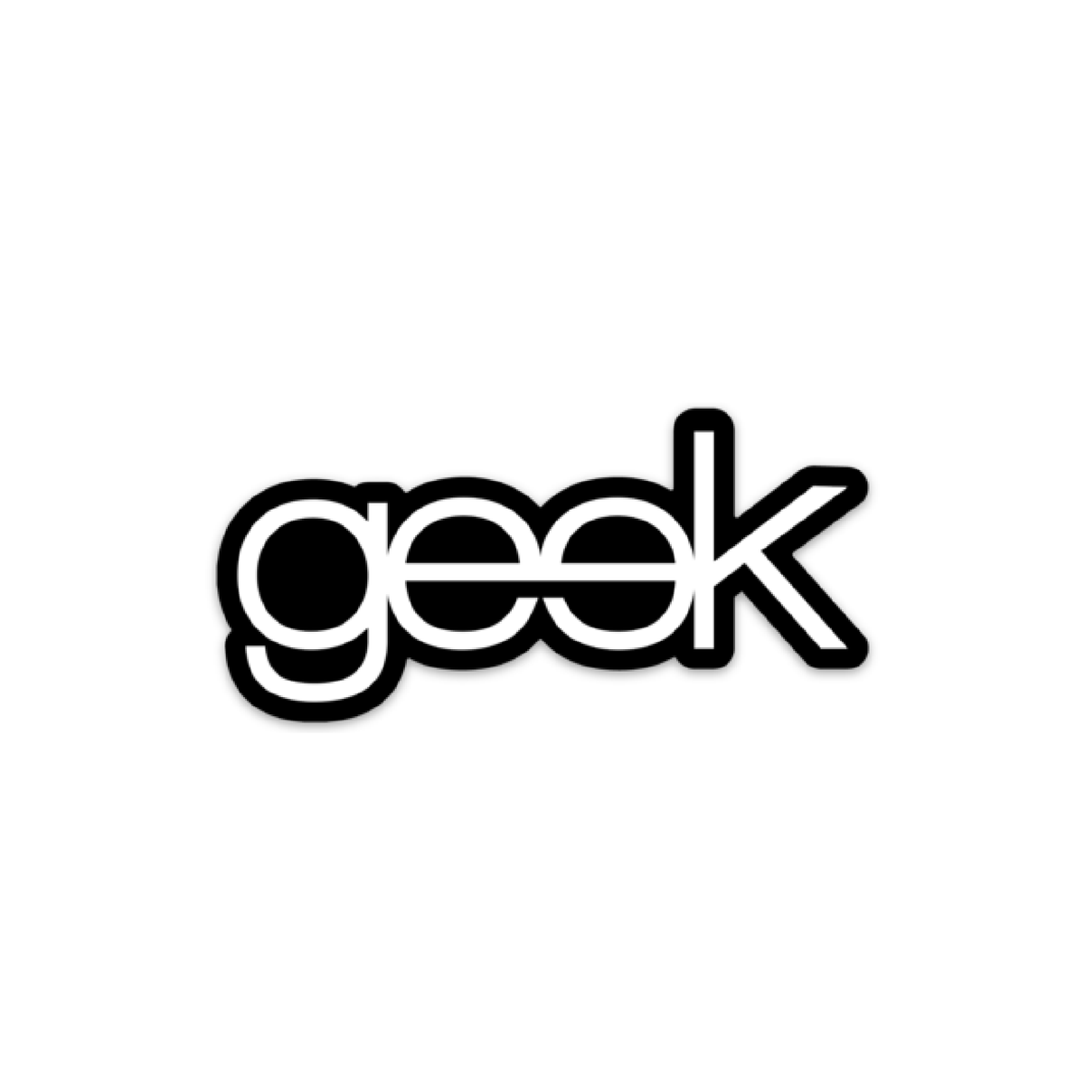 geek vinyl sticker