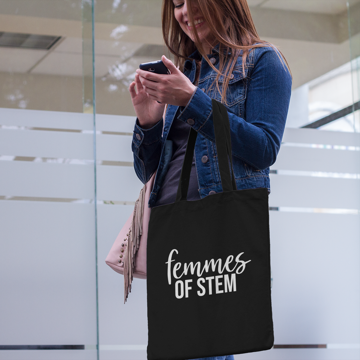 Femmes of STEM tote bag